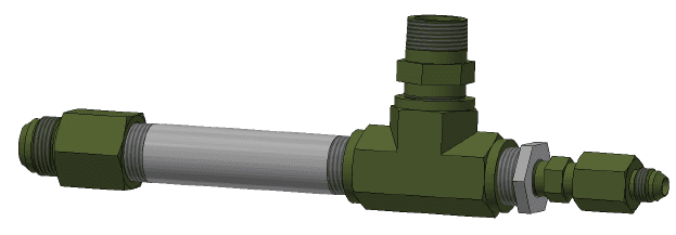 Hydraulic Adapter Thread Shear Calculation