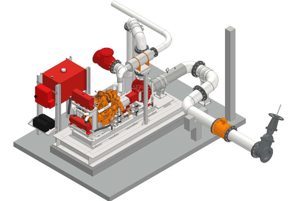 Fire Water Pump & John Deere Engine Commissioning